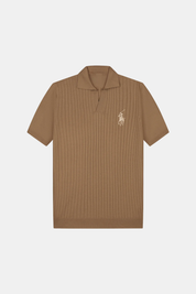DESIGNER POLO - CARAMEL