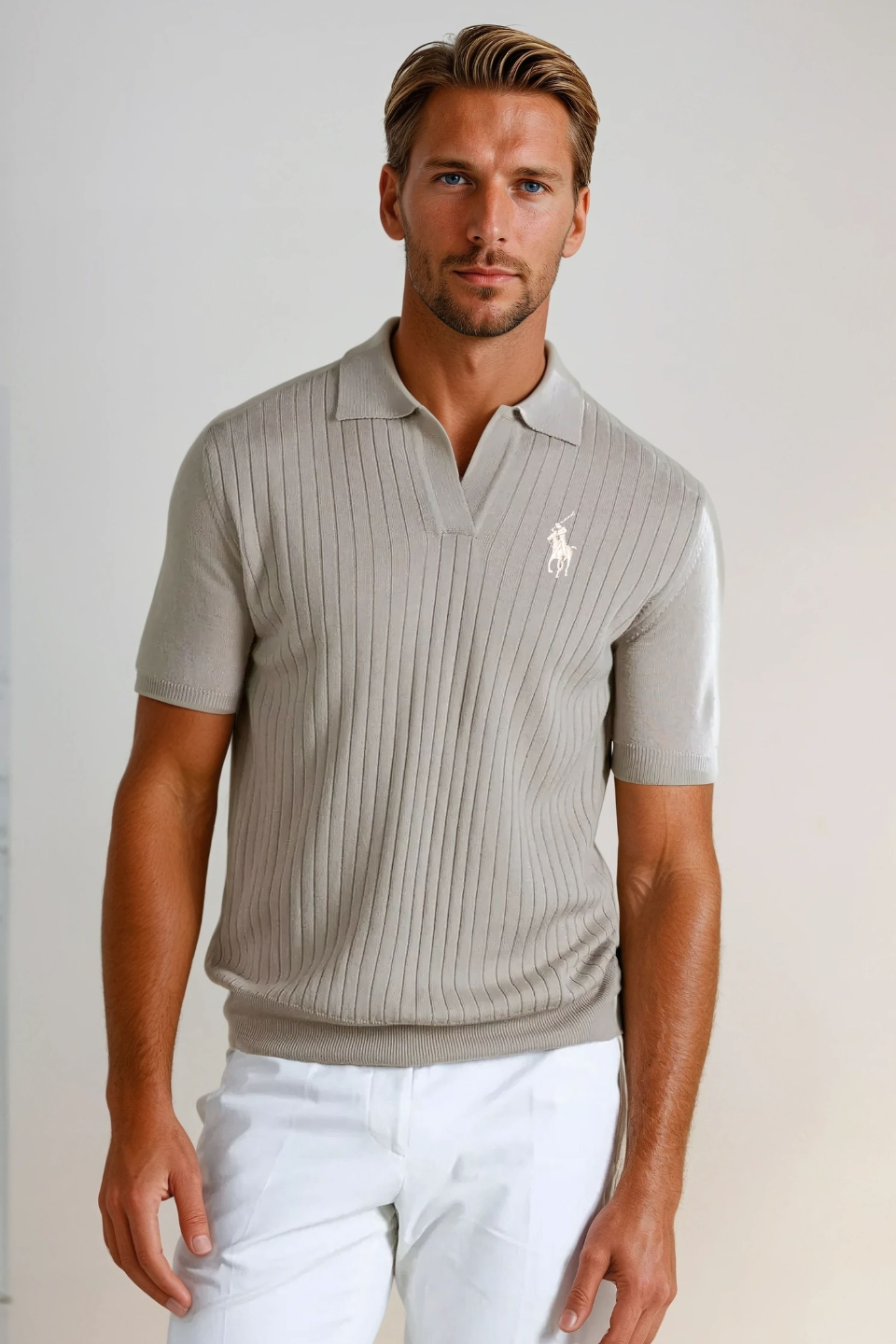 DESIGNER POLO - TAUPE