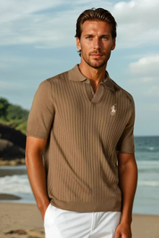 DESIGNER POLO - CARAMEL