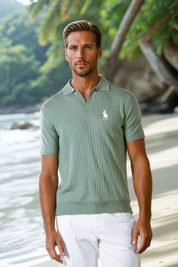DESIGNER POLO - MINT GROEN