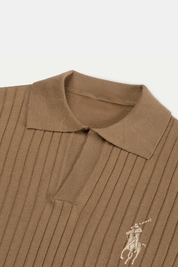 DESIGNER POLO - CARAMEL