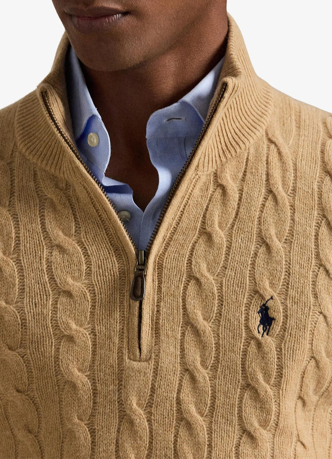 Polo Ralph Lauren Kabeltrui met logoborduring