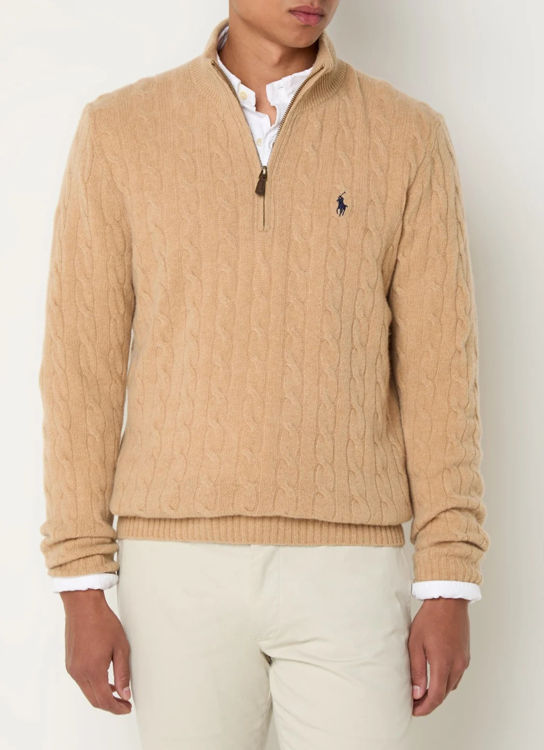 Polo Ralph Lauren Kabeltrui met logoborduring