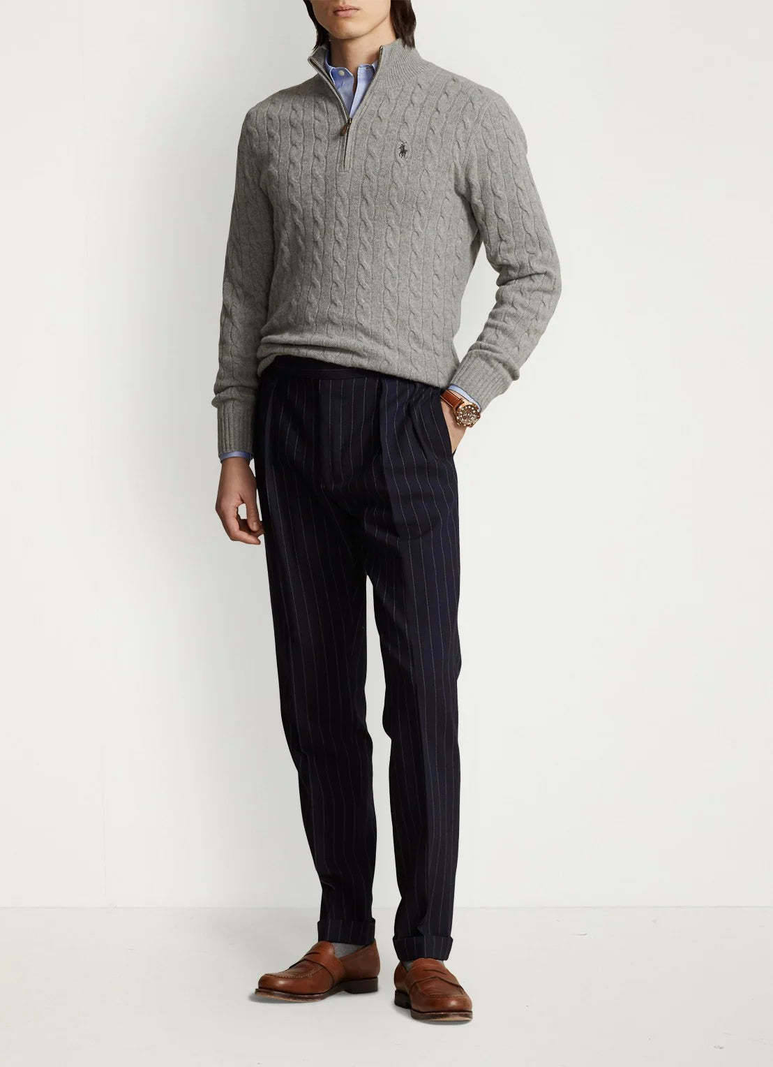 Polo Ralph Lauren Kabeltrui met logoborduring