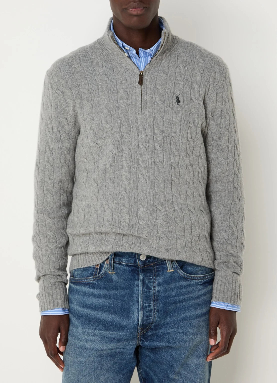 Polo Ralph Lauren Kabeltrui met logoborduring