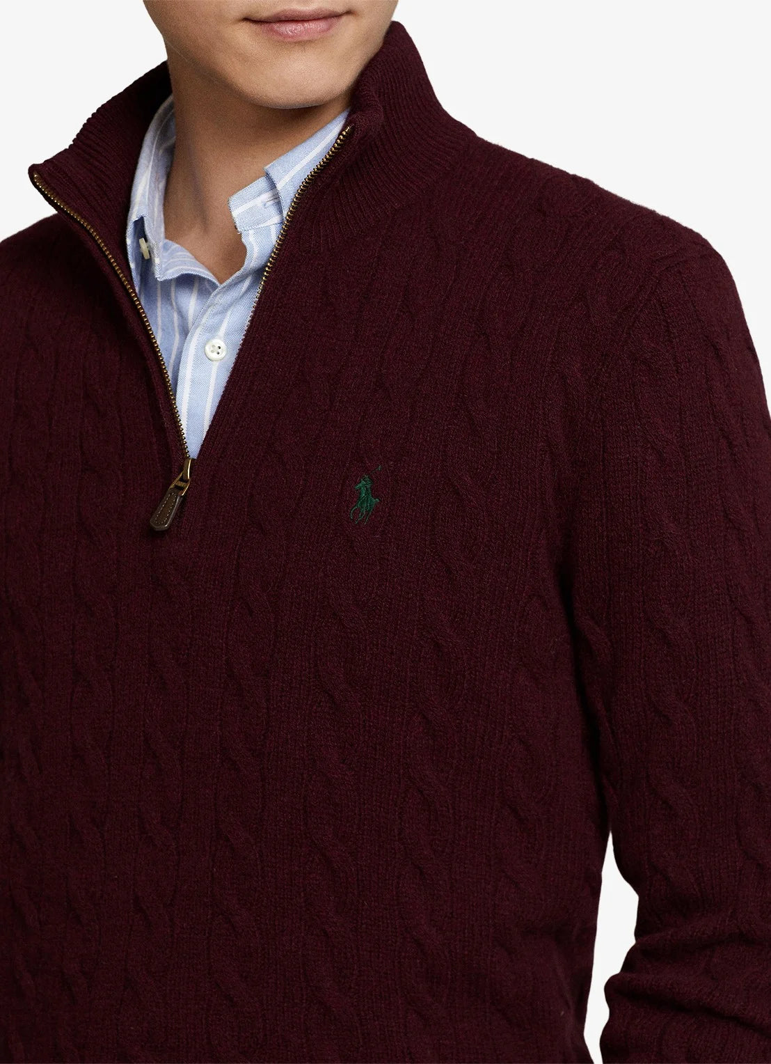 Polo Ralph Lauren Kabeltrui met logoborduring